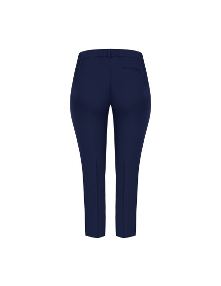 Curvy sigarettenbroek van cadistof met elastiek aan de achterkant Rinascimento Curvy