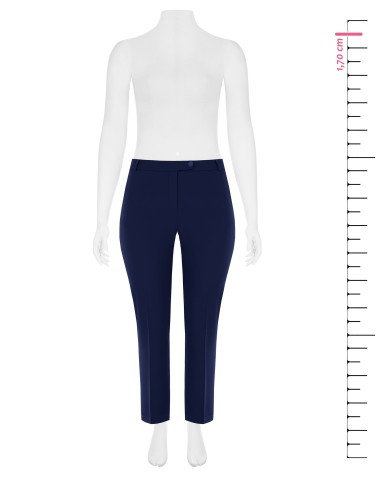 Curvy sigarettenbroek van cadistof met elastiek aan de achterkant Rinascimento Curvy