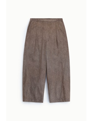 Palazzobroek met hoge taille en plooien graag