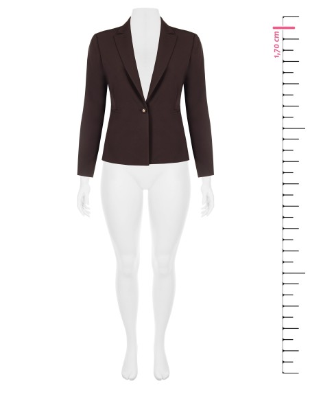 Curvy blazer van technische stof Rinascimento Curvy