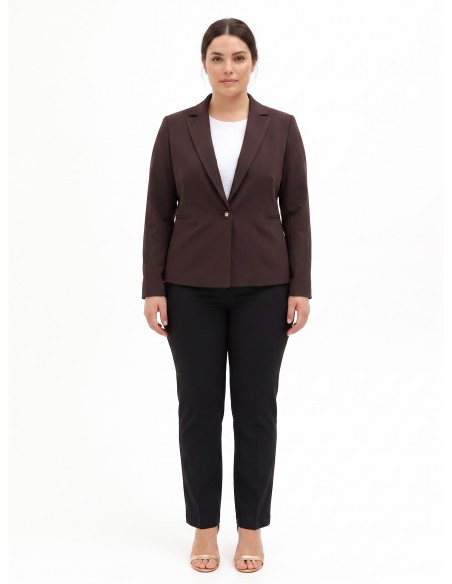 Curvy blazer van technische stof Rinascimento Curvy