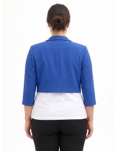Curvy Spencer-jasje van scuba-crêpe van Rinascimento Curvy 2