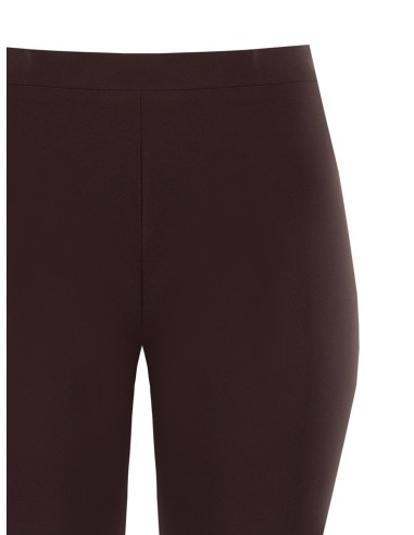Curvy-pantalon met uitlopende pijpen van technische stof – Rinascimento Curvy