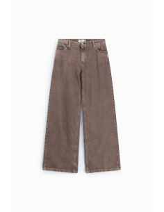 Palazzo-jeans met rechte pijpen en wassing Please 2