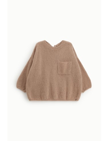 Oversized trui met zak en strik aan de achterkant Dixie