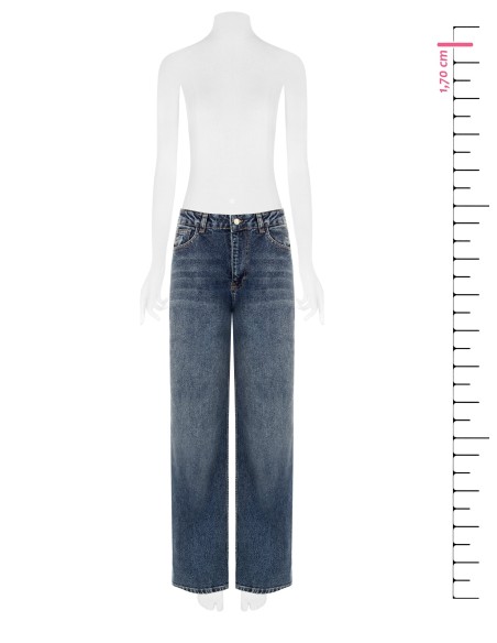 Rinascimento Palazzo-jeans in een lichte wassing