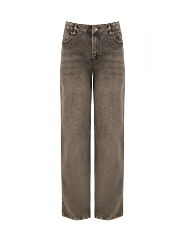 Palazzo-jeans met used-effect van Rinascimento