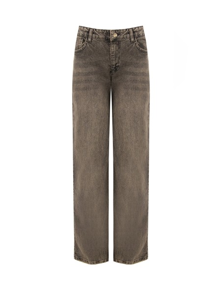 Palazzo-jeans met used-effect van Rinascimento