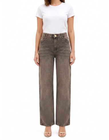 Palazzo-jeans met used-effect van Rinascimento