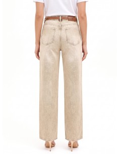 Palazzo-jeans met gebleekt effect van Rinascimento 2