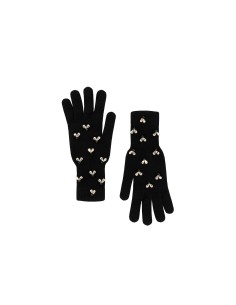 Handschoenen van een mix van viscose en wol met cabochonkristallen van Rinascimento