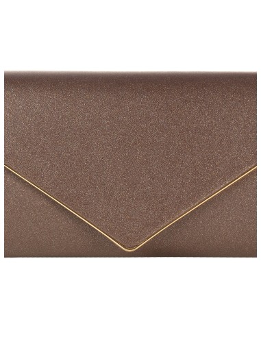 Glitterclutch met metalen detail en kettingschouderriem van Rinascimento