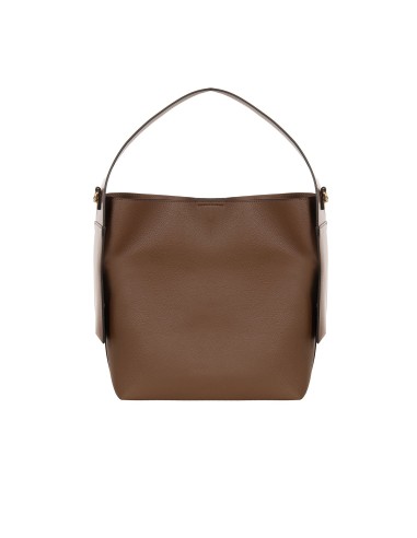 Maxi-handtas van imitatieleer met binnenpochette en afneembare schouderriem Rinascimento