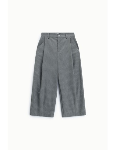 Gestreepte cropped palazzobroek met hoge taille, alstublieft