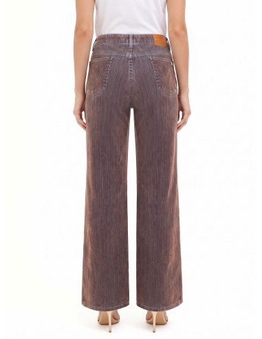 Fluwelen wide-leg-jeans Rinascimento