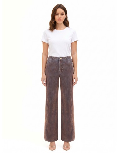 Fluwelen wide-leg-jeans Rinascimento