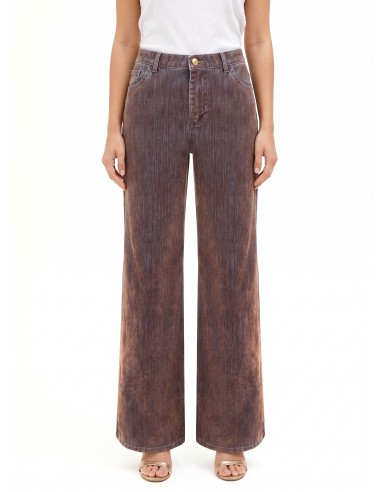 Fluwelen wide-leg-jeans Rinascimento