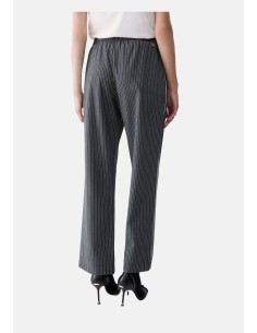 Gestreepte pantalon met kanten inzetstuk van Liu Jo 2