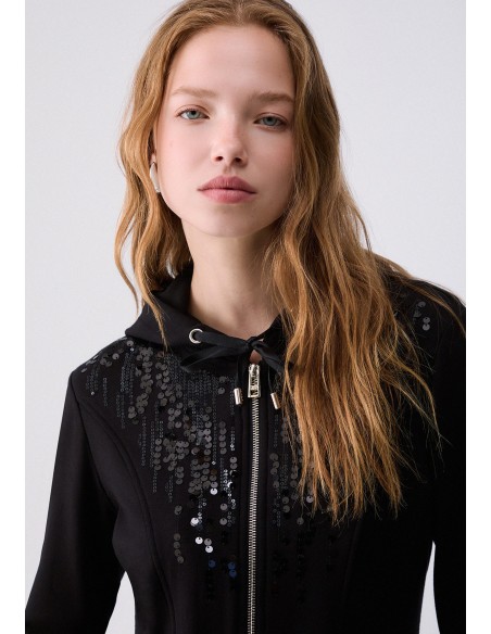 Liu Jo-hoodie met pailletten