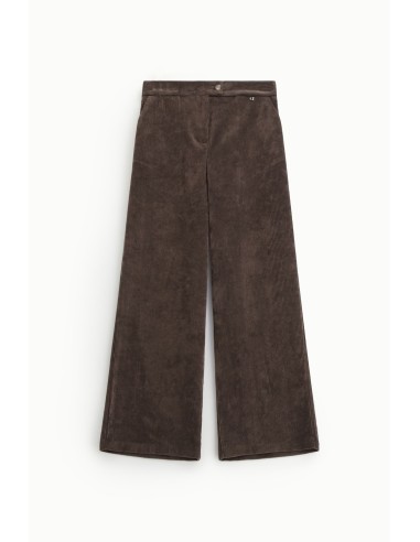 Dixie-broek met wijde pijpen van ribfluweel