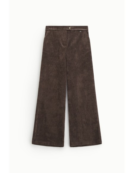 Dixie-broek met wijde pijpen van ribfluweel