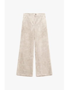 Dixie-broek met wijde pijpen van ribfluweel