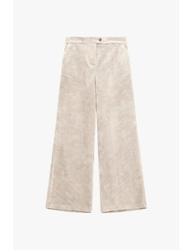 Dixie-broek met wijde pijpen van ribfluweel