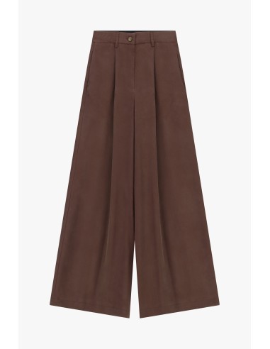 Dixie Palazzo-broek met hoge taille en plooien