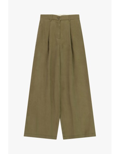 Dixie Palazzo-broek met hoge taille en plooien