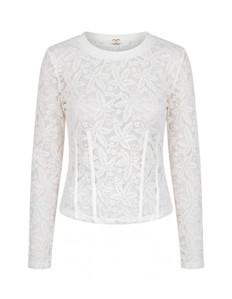 Liu Jo kanten trui met lurex