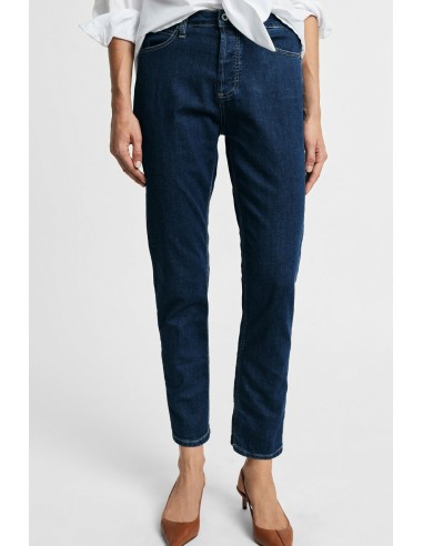 Rechte jeans met contrasterende stiksels Please