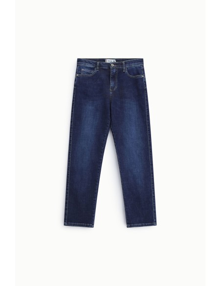 Rechte pijp-jeans met vijf zakken alstublieft