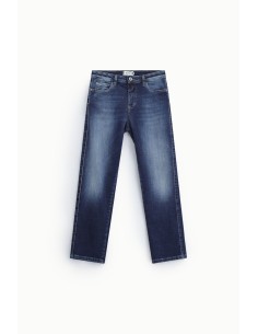 Rechte jeans met gewassen effect Please 2