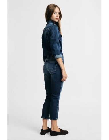 Rechte jeans met gewassen effect Please
