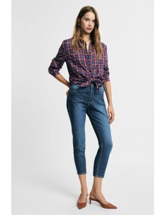 Rechte pijp-jeans met vijf zakken alstublieft