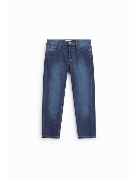 Rechte pijp-jeans met vijf zakken alstublieft