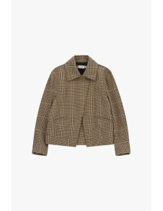 Regular-fit geruit overhemdjack met borstzakken Please 2