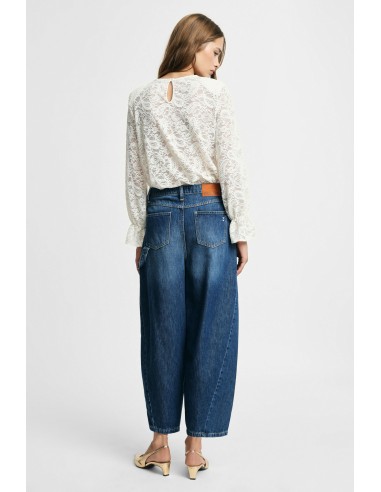 Balloon-fit jeans met ritsen bij de enkels, alsjeblieft