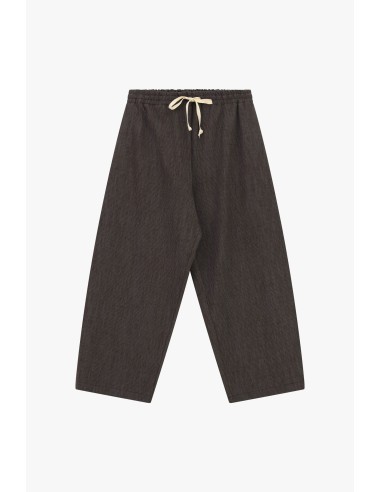 Palazzo-broek met elastische taille en trekkoord alstublieft