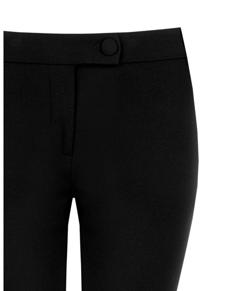 Skinny broek van scuba-crêpe met bijpassende knoop - Rinascimento