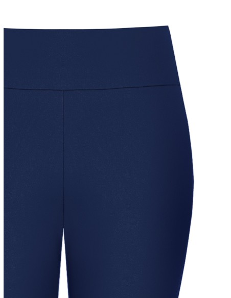 Uitlopende broek van scuba crêpe met tailleband van Rinascimento