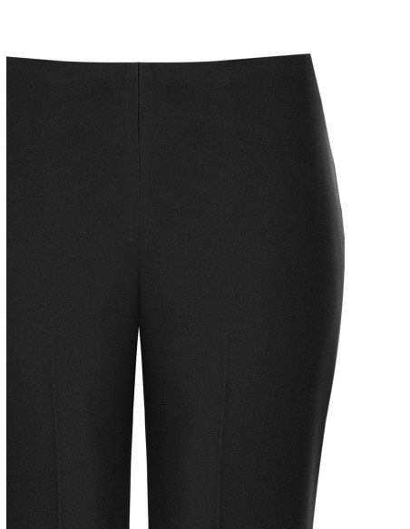 Wijde en uitlopende broek van cadistof zonder zakken Rinascimento