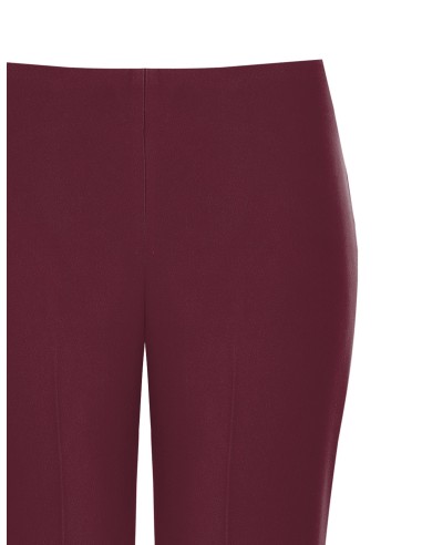 Wijde en uitlopende broek van cadistof zonder zakken Rinascimento