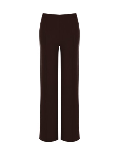 Palazzo-broek van scuba-crêpe met elastische taille Rinascimento