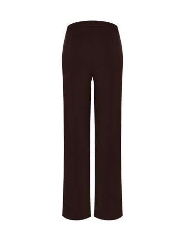 Palazzo-broek van scuba-crêpe met elastische taille Rinascimento