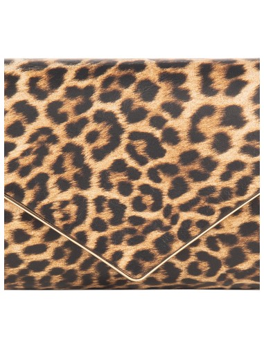 Glitterclutch met metalen detail en kettingschouderriem van Rinascimento