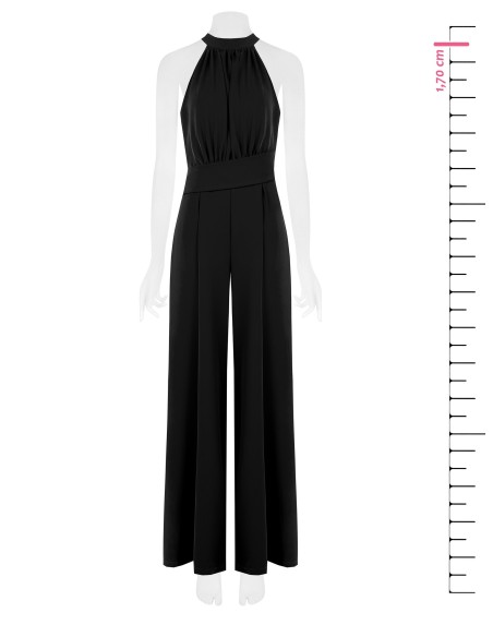 Palazzo-jumpsuit van cadistof van Rinascimento