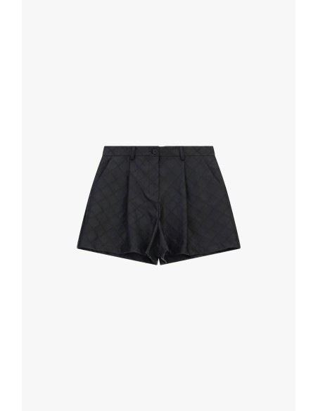 Dixie Shorts met hoge taille en ruitpatroon