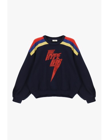 Dixie sweatshirt met ronde hals, grafische print en kleurrijke details