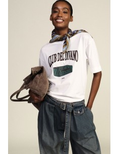 T-shirt met korte mouwen en Club Del Divano Dixie-print